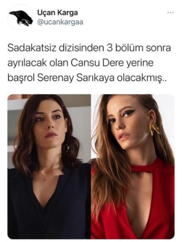 Cansu Dere gidiyor yerine bakın kim geliyor Sadakatsiz dizisi için ortalığı karıştıran iddia - Resim: 3