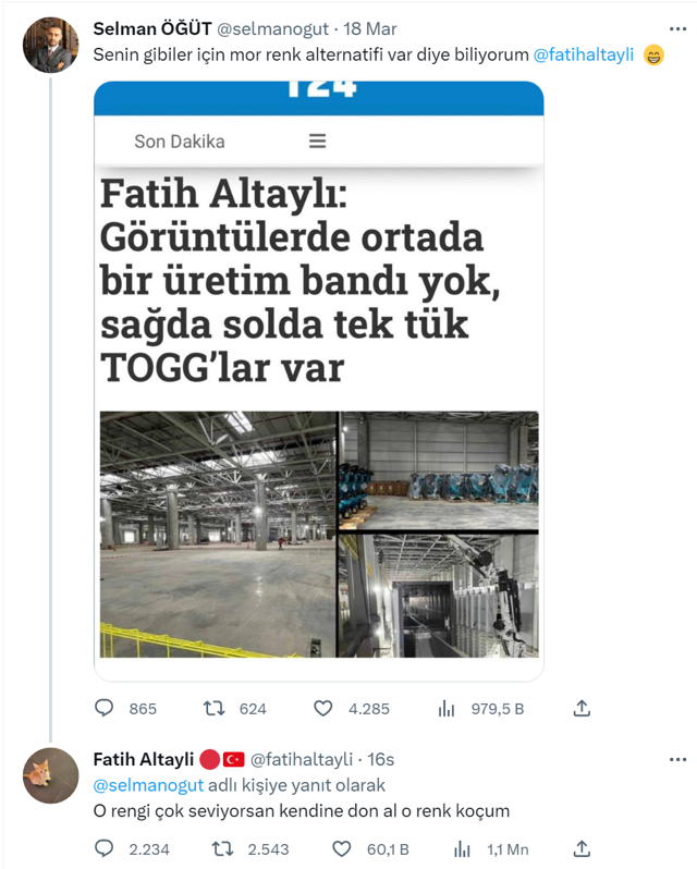 Fatih Altaylı ile Selman Öğüt birbirine girdi! 'mor don' kavgası olay - Resim: 0