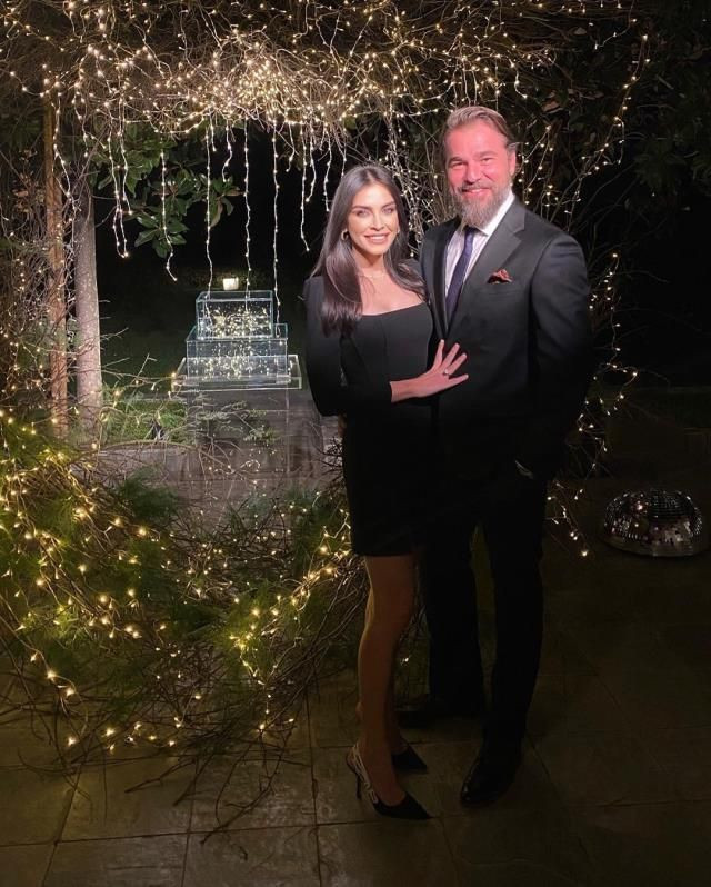 Hülya Koçyiğit'in torunu Aslışah Alkoçlar ve Kaan Demirağ nişanlandı pistin tozunu attırdı - Resim: 3