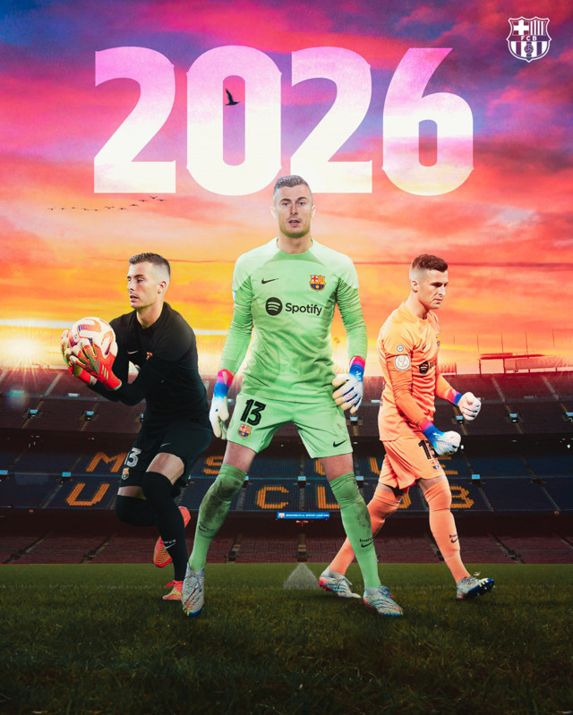 Barcelona, Inaki Pena'nın sözleşmesini 2026'ya kadar uzattı - Resim: 1