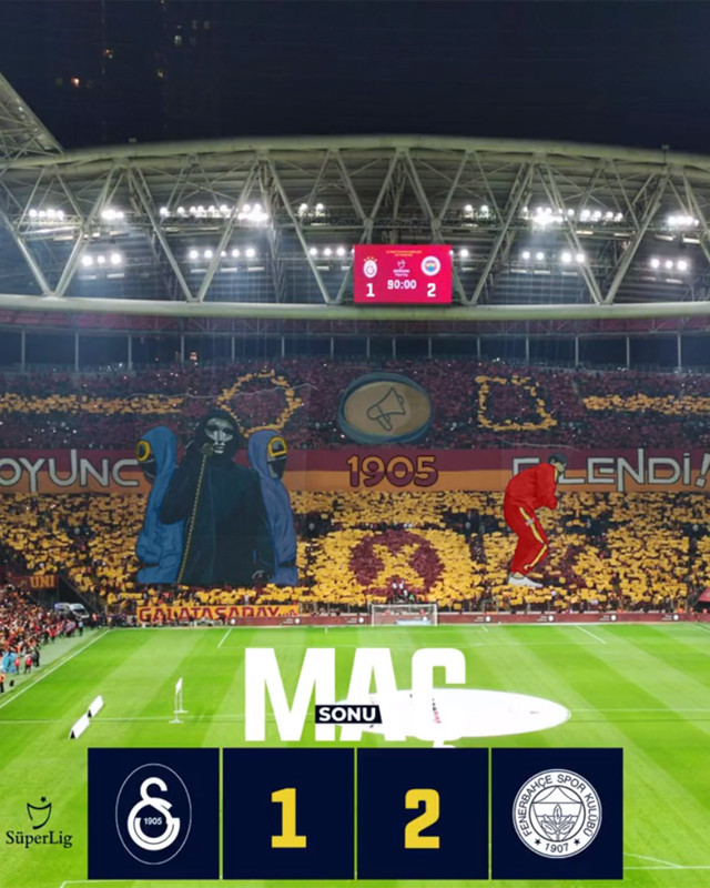 Fenerbahçe'den Galatasaray'a koreografi göndermesi - Resim: 0