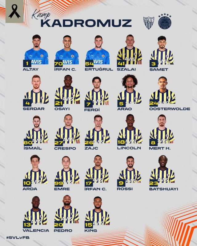 Fenerbahçe'de tek eksik var! Sevilla maçı kamp kadrosu belli oldu - Resim: 0