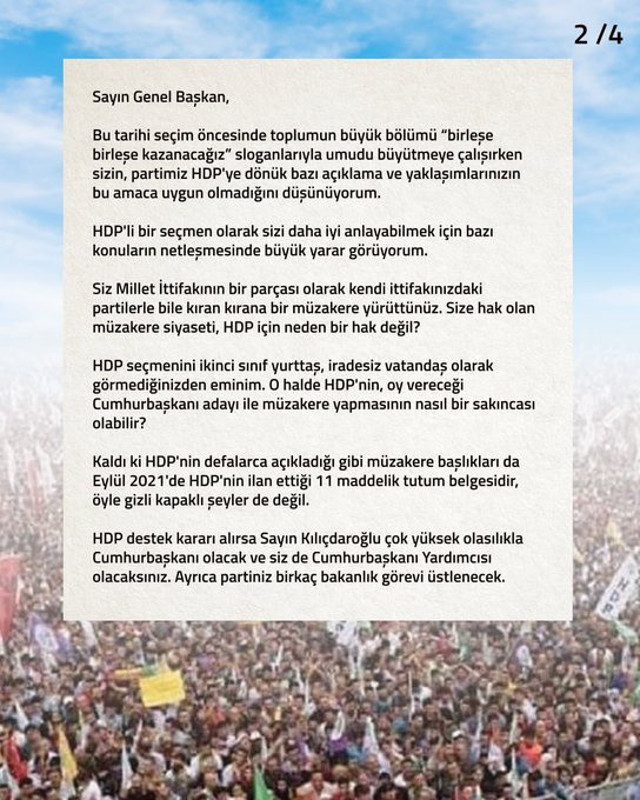 Selahattin Demirtaş, Meral Akşener'e açık mektup yazdı! 'Beni nasıl ikna edeceksin?' - Resim: 1