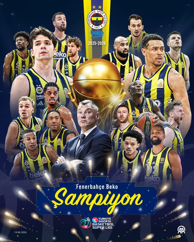 Basketbol Süper Ligi'nde şampiyon Fenerbahçe Beko! - Resim: 0