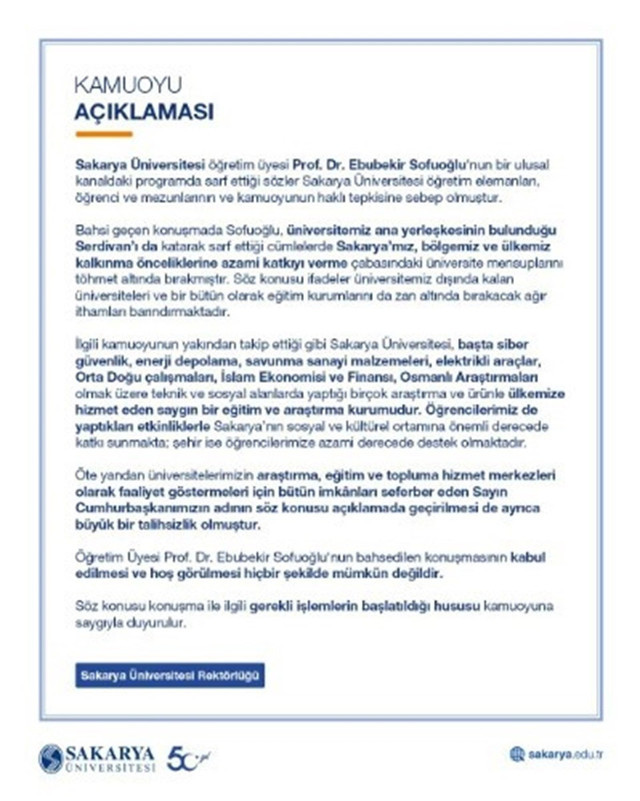 Fahrettin Altun'dan "Üniversiteler fuhuş yuvası" diyen Ebubekir Sofuoğlu'na tepki - Resim: 0