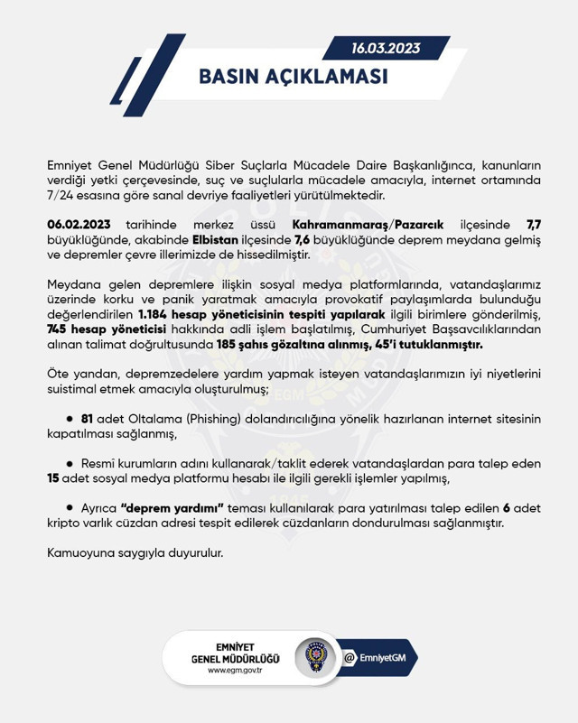 Emniyet yakın takipte! Deprem provokatörleri bugün de tutuklandı - Resim: 0