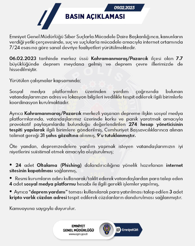 Emniyet açıkladı! Sosyal medya provokatörü 9 kişi tutuklandı - Resim: 0