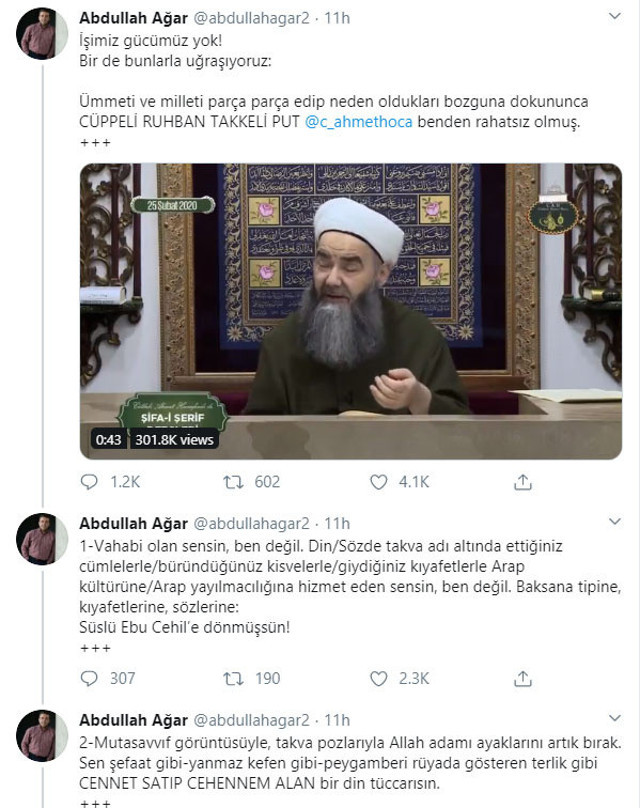 Cübbeli Ahmet ile Abdullah Ağar birbirine girdi - Resim: 0