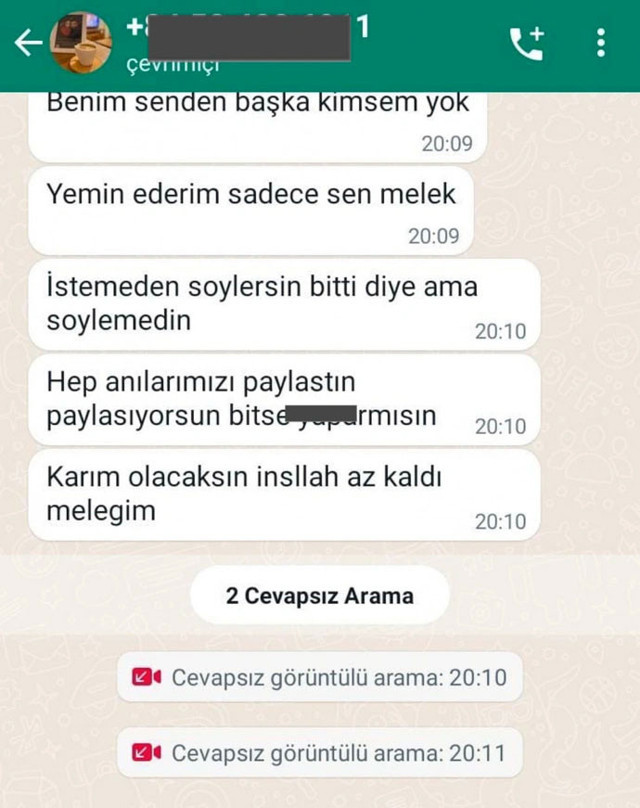 3 yıl önce ayrıldığı sevgilisi genç kadının hayatını cehenneme çevirdi mesajları kan dondurdu - Resim: 2