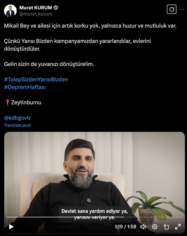 Yarısı Bizden Kampanyası'na başvurular devam ediyor! Bakan Kurum: Gelin sizin de yuvanızı dönüştürelim - Resim: 1