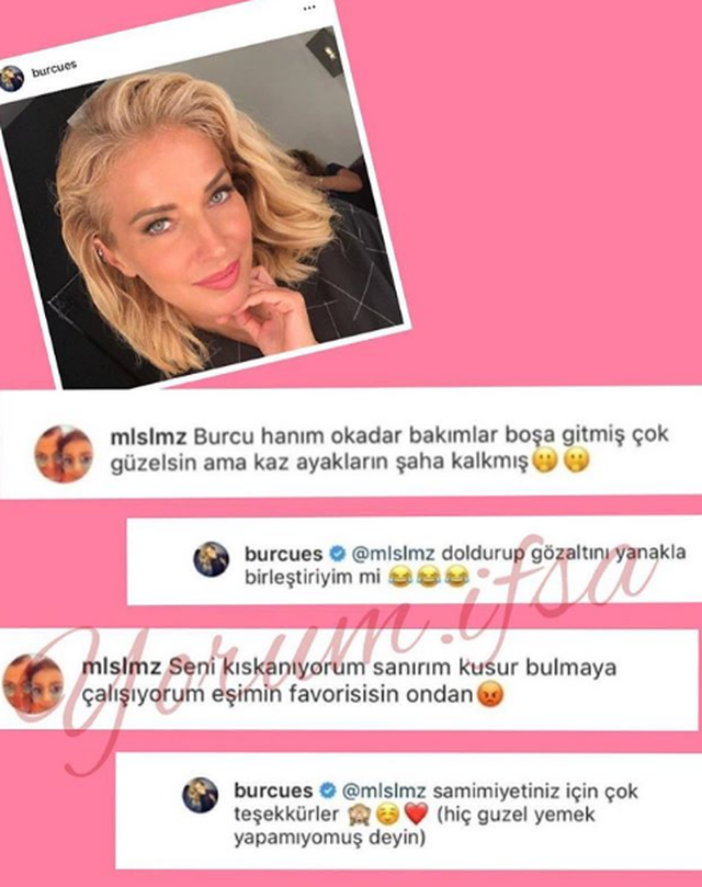 Burcu Esmersoy'dan takipçisine kırışıklık  yanıtı - Resim: 2