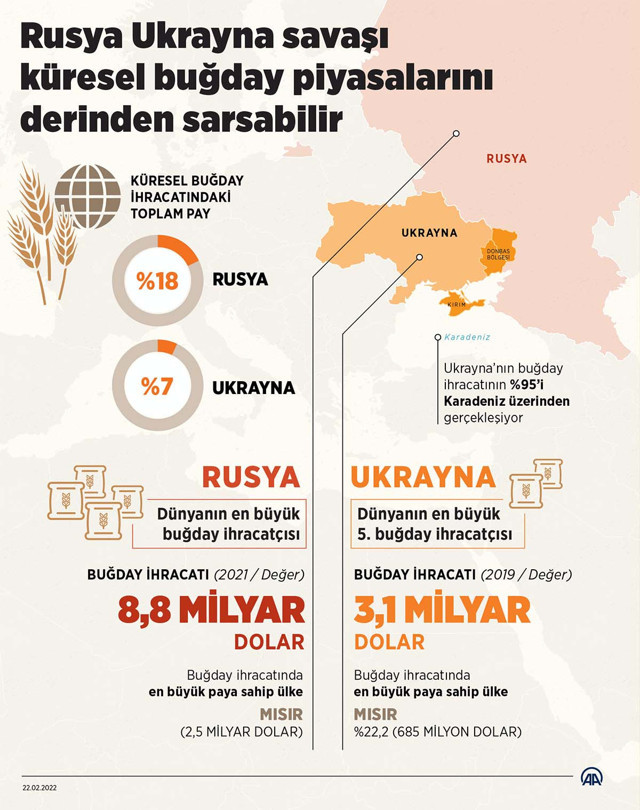 Rusya Ukrayna savaşı Türkiye'de ekmek fiyatını uçuracak! 5 lira bile yetmez - Resim: 0