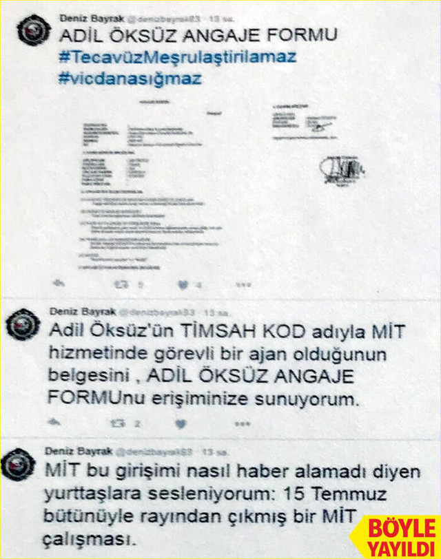 Adil Öksüz timsah kod adıyla MİT elemanı olmuş! Mahrem imamın itirafı - Resim: 1