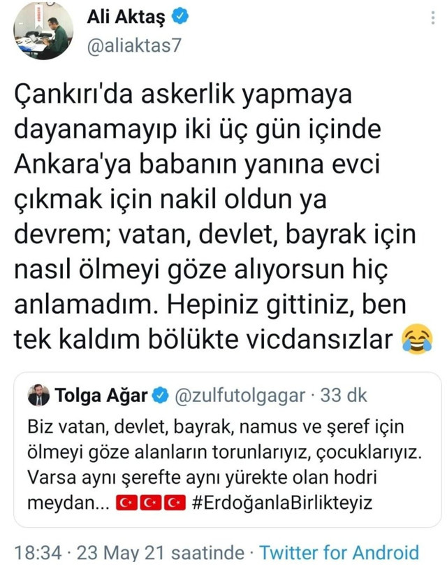 Tolga Ağar'ın 'Erdoğan' paylaşımı sosyal medyayı salladı! - Resim: 1