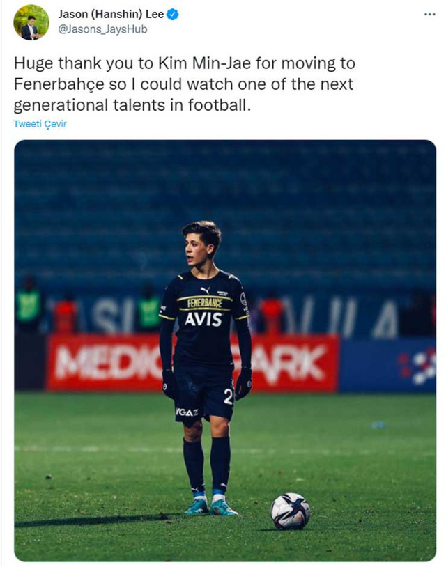 Arda Güler'in futboluna Güney Koreli gazeteci hayran kaldı attığı tweete bakın - Resim: 0