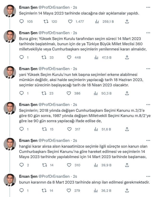 Ersan Şen bombayı patlattı! 14 Mayıs'taki seçimde baraj olmayacak! Erdoğan yeniden aday olabilecek mi? - Resim: 0
