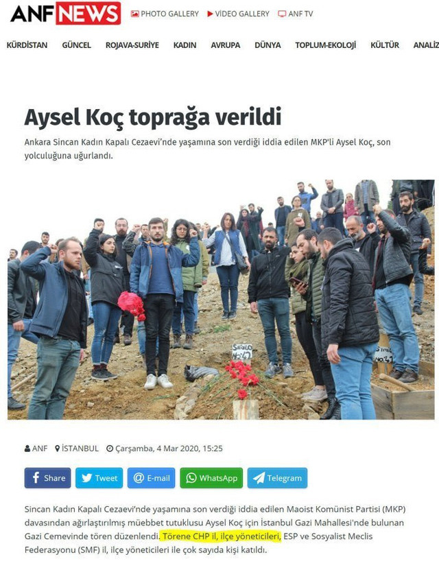 CHP İstanbul yöneticileri teröristin cenazesine katıldı - Resim: 1