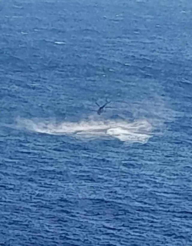 Yunanistan'da yangın söndürme helikopteri düştü - Resim: 0