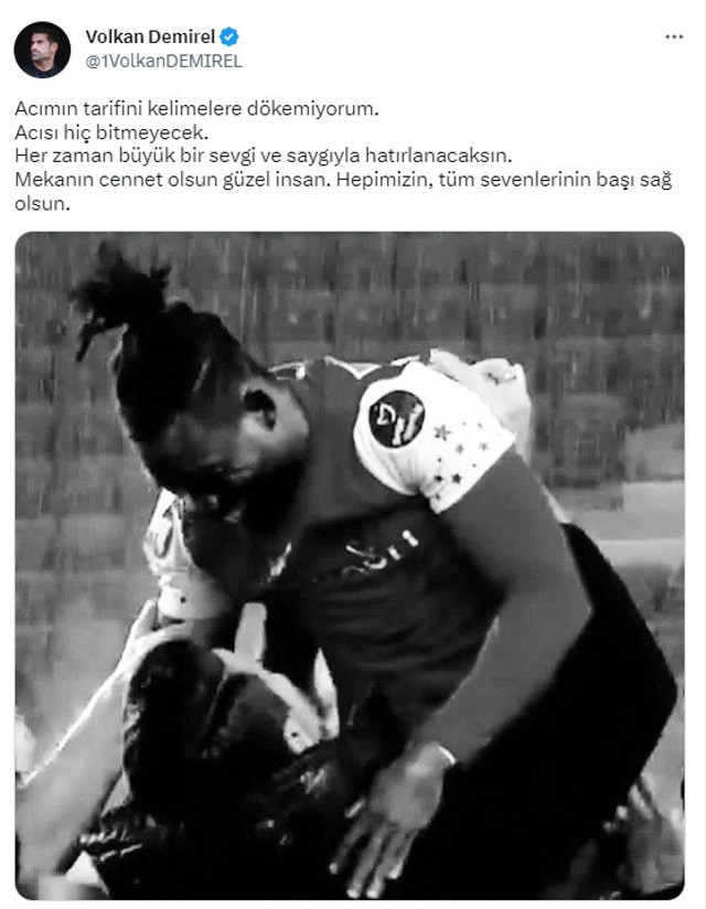 Volkan Demirel'in Atsu paylaşımı yürekleri dağladı! "Acımın tarifini kelimelere dökemiyorum" - Resim: 0