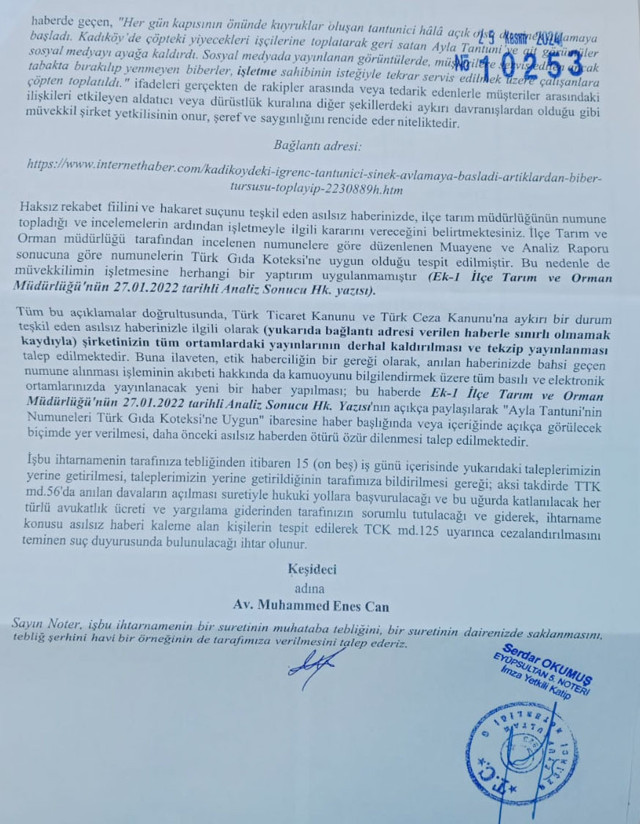 Kadıköy'deki tantuniciyle ilgili iddialara açıklama - Resim: 1