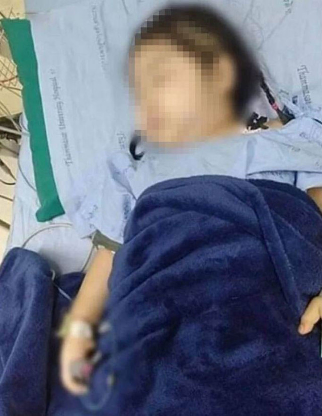 Sosyal medyada para toplamak için çocuklarına çamaşır suyu içirdi! - Resim: 1