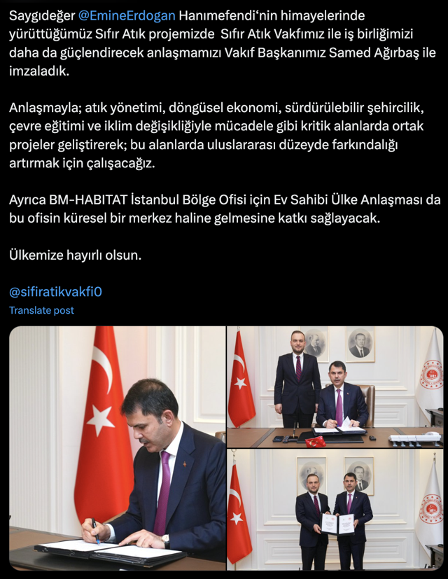 Sıfır Atık Vakfı, BM ile iki anlaşma imzaladı - Resim: 1