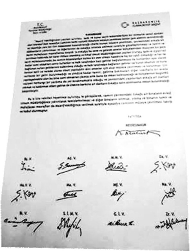 Ayasofya kararnamesindeki Atatürk'ün imzası sahte mi? İşte kritik tarih - Resim: 0