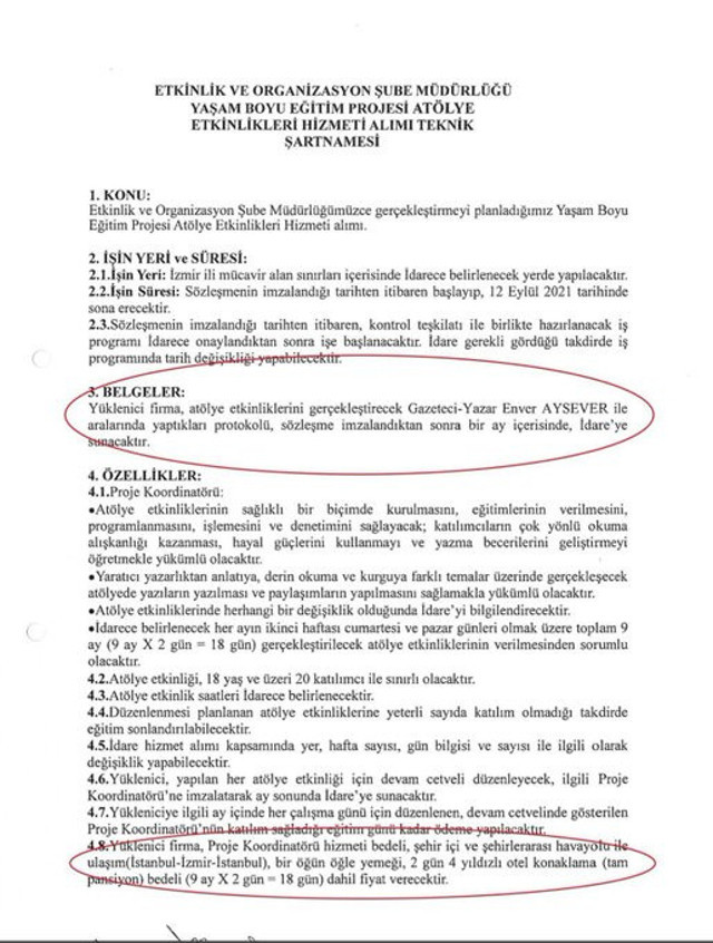 CHP'li İzmir Büyükşehir Belediyesi'nden 'Enver Aysever' şartlı ihale! Biraz da bizim Enver semirsin - Resim: 1