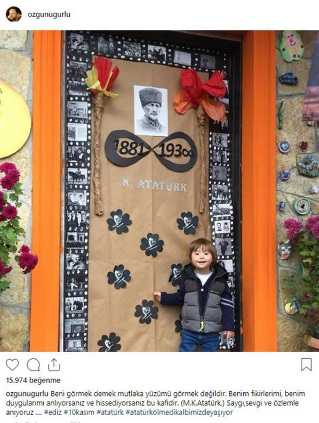 Ünlülerden 10 Kasım paylaşımları 'Son kasıma kadar kalbimizdesin' - Resim: 4