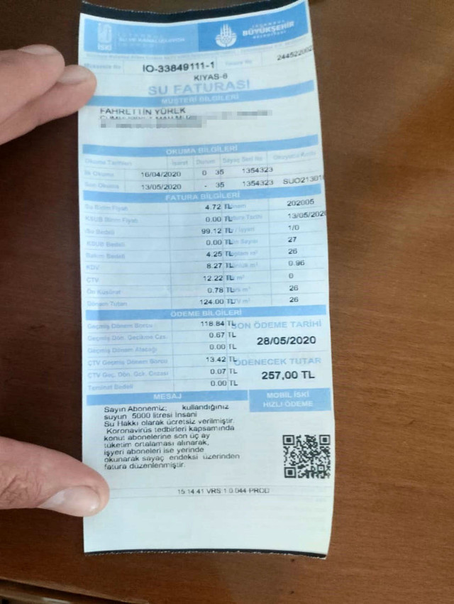 İSKİ faturası Sultangazi CHP’li meclis üyesini isyan ettirdi - Resim: 0