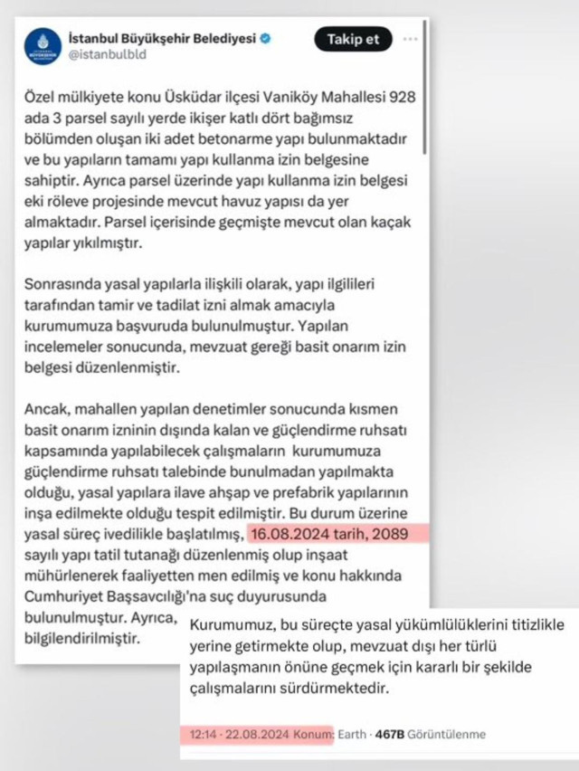 Osman Nuri Kabaktepe'den İBB'ye Vaniköy tepkisi: Yanıltıcı açıklamaların takipçisi olacağız - Resim: 2