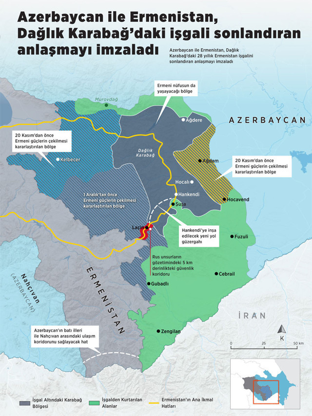 Azerbaycan ordusu 27 yıldır işgal altında bulunan Ağdam'a girdi - Resim: 2