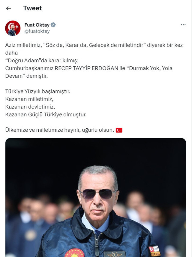 Cumhurbaşkanı Erdoğan'a tebrik mesajı yağıyor! "Türkiye Yüzyılı başlamıştır" - Resim: 3