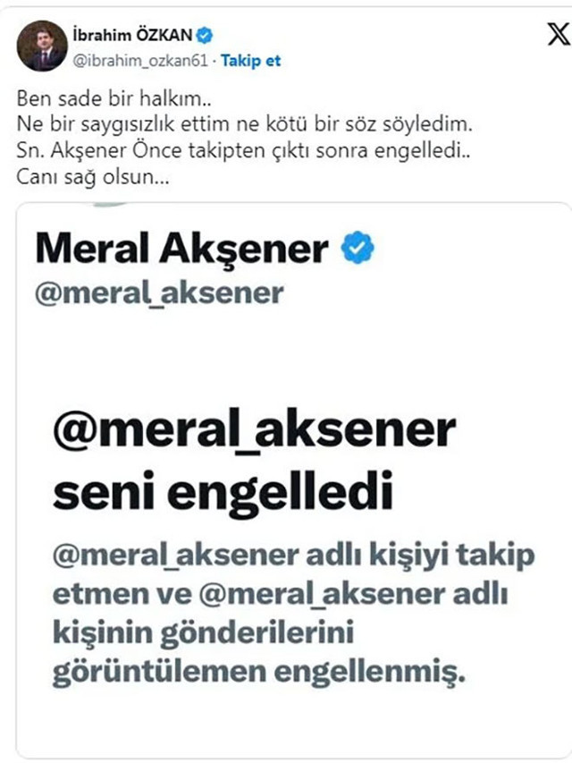 Meral Akşener o ismi önce takipten çıktı sonra da engelledi! - Resim: 0
