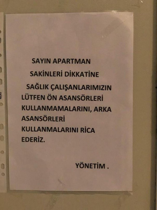 Sinop'ta sağlık çalışanlarına çirkin muamele! - Resim: 0