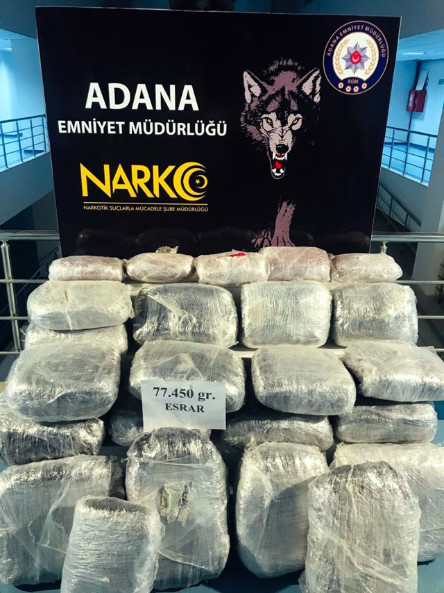 Adana'da uyuşturucuyu gizlediklere yere bak! 'Marco'nun gözünden kaçmadı - Resim: 1