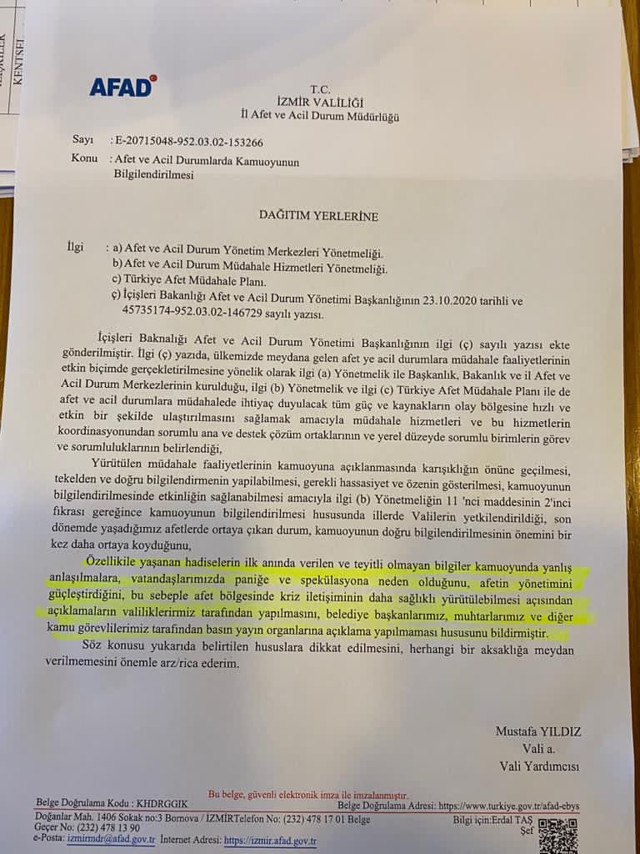 AFAD'dan belediye başkanlarına 'Depremden sonra konuşmayın' uyarısı - Resim: 0