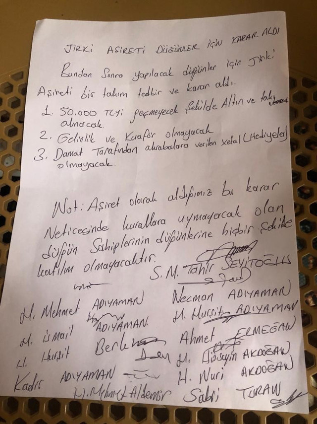 Hakkari'de düğünlere yasak getirdiler! 50 bin liranın üzerinde... - Resim: 0