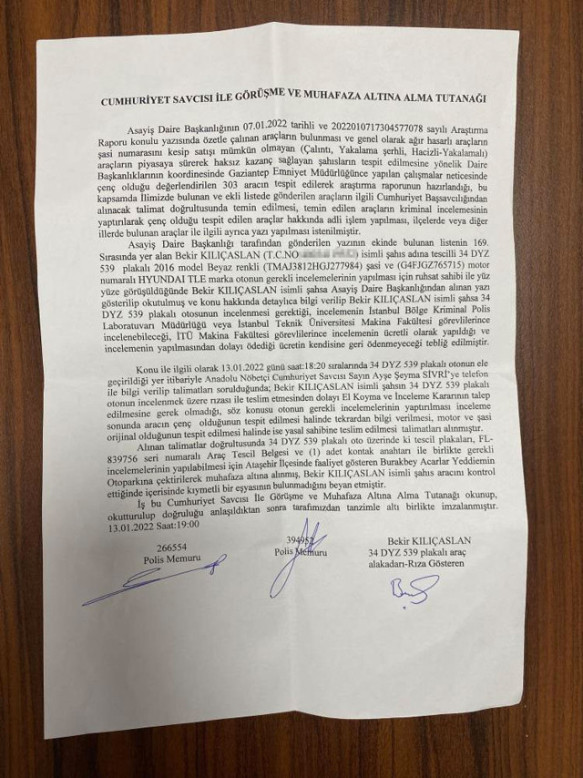 214 bin TL'ye otomobil aldı 10 ay sonra polisin telefonuyla şok yaşadı - Resim: 1