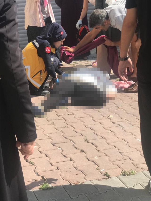 İstanbul'da genç kadın 3. kattan düştü denildi! Ancak 3 aylık hamile çantası dolar lira ve altın dolu çıktı - Resim: 1