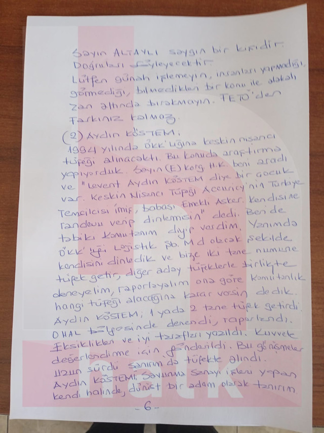 Levent Göktaş'tan 7 sayfalık mektup! Ergenekon mu FETÖ mü? Enver Altaylı ve Erol Olçok'la tanışıklığı... - Resim: 6