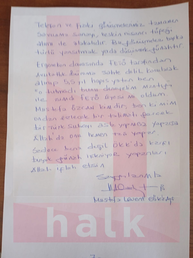 Levent Göktaş'tan 7 sayfalık mektup! Ergenekon mu FETÖ mü? Enver Altaylı ve Erol Olçok'la tanışıklığı... - Resim: 7