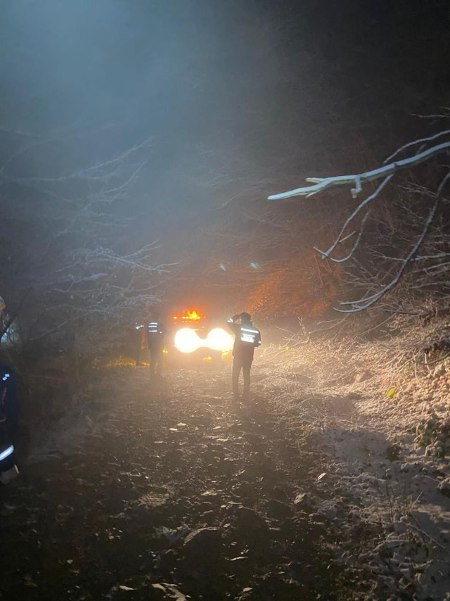 Yılın ilk karını görmek için dağa çıktılar! Bunun olacağını tahmin etmediler - Resim: 1
