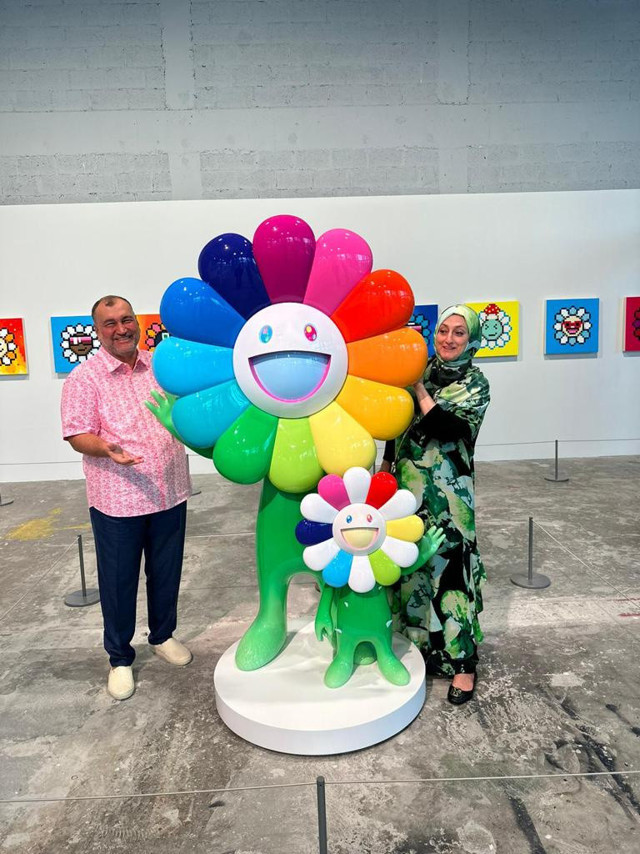 Murat Ülker eşi Betül Ülker ile sergi gezdi! Karısı Betül Ülker : Bir ben var benden içeri - Resim: 2