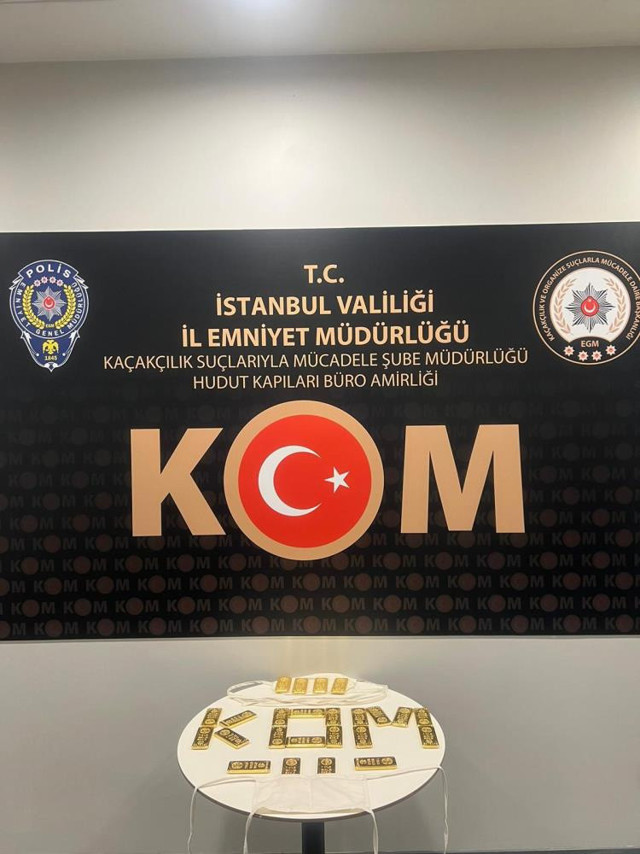 İstanbul Havalimanı'nda 24 kilo altın ele geçirildi! 35 milyon lira ediyor! - Resim: 0