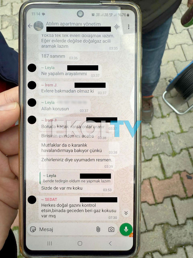 Beylikdüzü’ndeki patlamada bina sakinlerinin WhatsApp yazışmaları ortaya çıktı - Resim: 0