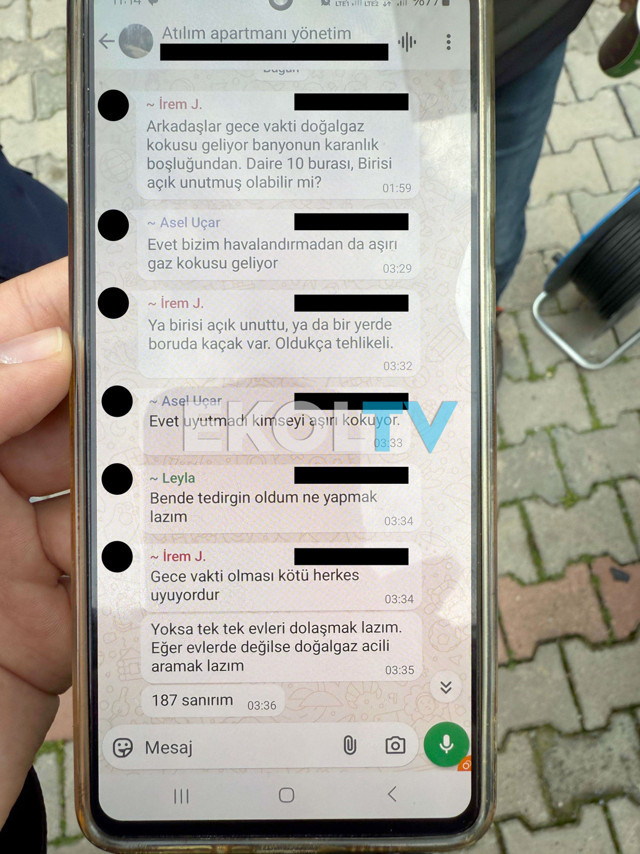 Beylikdüzü’ndeki patlamada bina sakinlerinin WhatsApp yazışmaları ortaya çıktı - Resim: 1
