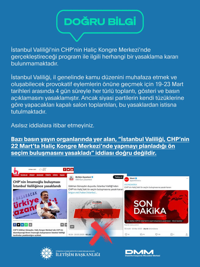 İstanbul Valiliğinden CHP iddialarına yalanlama - Resim: 0