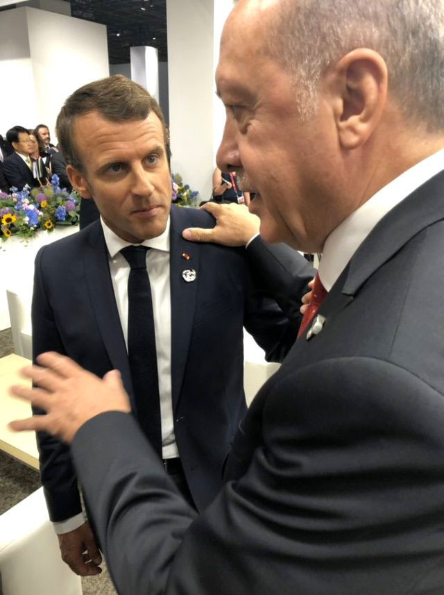 İbrahim Kalın Erdoğan'ın Macron'la çekilen fotoğrafını paylaşıp mesajı verdi - Resim: 0