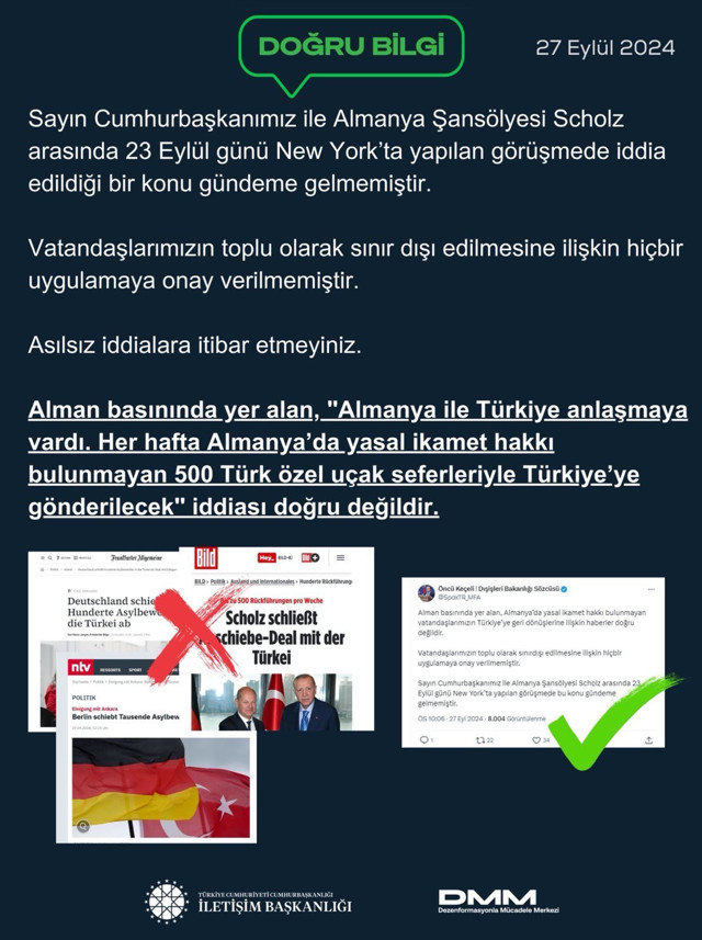 Fahrettin Altun'dan Özgür Özel'in 'sığınmacı' iddialarına yalanlama - Resim: 0